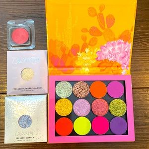 Colourpop Bundle Neon The Headliner Palette + 3 single shadows